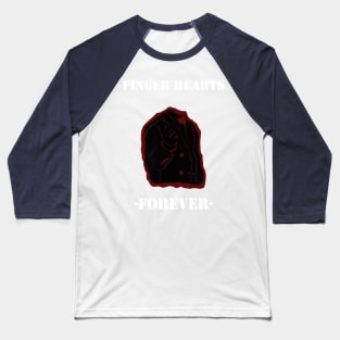 Finger Hearts Forever Original Baseball T-Shirt
